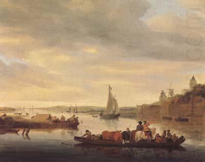 The Crossing at Nimwegen (mk080, RUYSDAEL, Salomon van